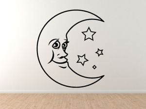 300x225 Nursery Room - Crescent Moon Face Drawing