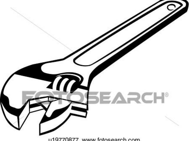 640x480 wrench clipart crescent wrench - Crescent Wrench Drawing
