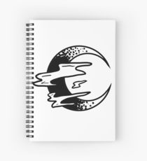 210x230 Crescent Moon Drawing Spiral Notebooks Redbubble - Cresent Moon Drawing