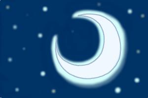 300x200 How To Draw A Crescent Moon - Cresent Moon Drawing