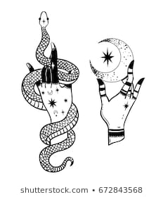 232x280 Huge Collection Of 'moon Drawing Tattoo' Download More Than - Cresent Moon Drawing