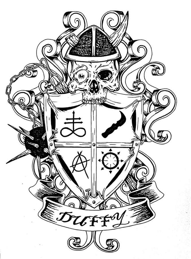 666x900 family crest drawing - Crest Drawing