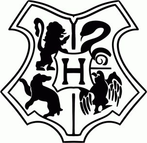 302x295 hog warts crest drawing step - Crest Drawing