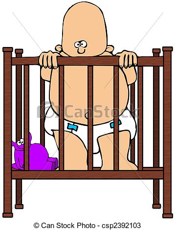 358x470 collection of free crib clipart animated sales clipart - Crib Drawing