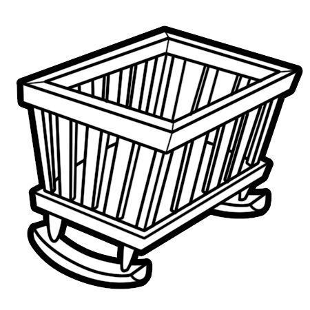 450x450 collection of free crib clipart drawing sales clipart download - Crib Drawing