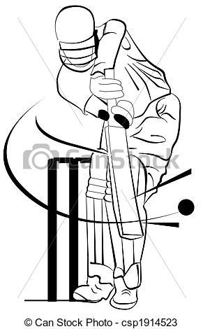 291x470 cricket drawings clipart clipart portal - Cricket Drawing