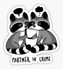 210x230 partner in crime drawing stickers redbubble - Crime Drawing