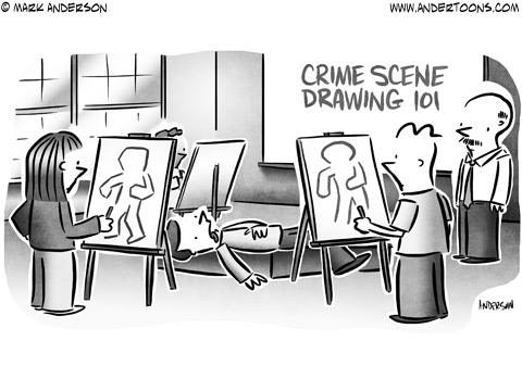 480x360 mystery fanfare cartoon of the day crime scene drawing - Crime Scene Drawing