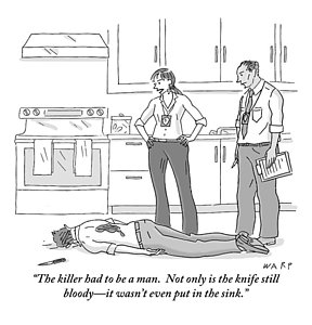 288x300 two detectives stand over a body that drawing - Crime Scene Drawing