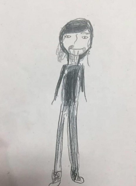 463x630 police use an year old's drawing to catch a criminal - Criminal Drawing