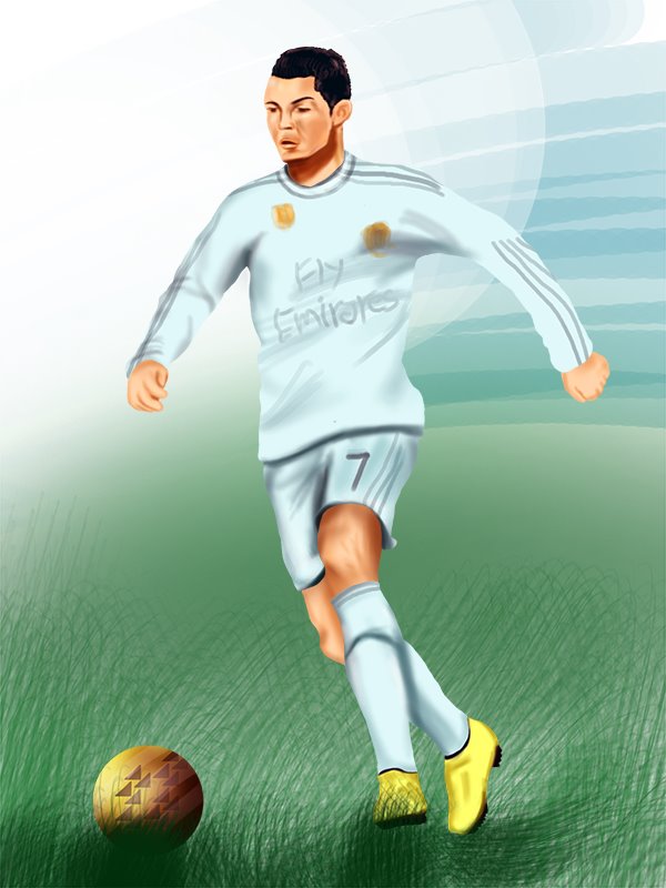 600x800 Learn How To Draw Cristiano Ronaldo - Cristiano Ronaldo Drawing