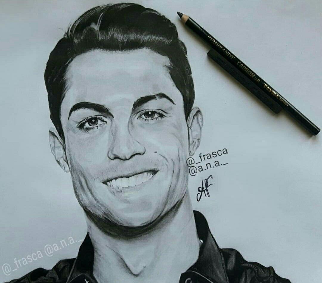 1080x951 Nice Drawing Of Cristiano Ronaldo Goodnight Photos - Cristiano Ronaldo Drawing