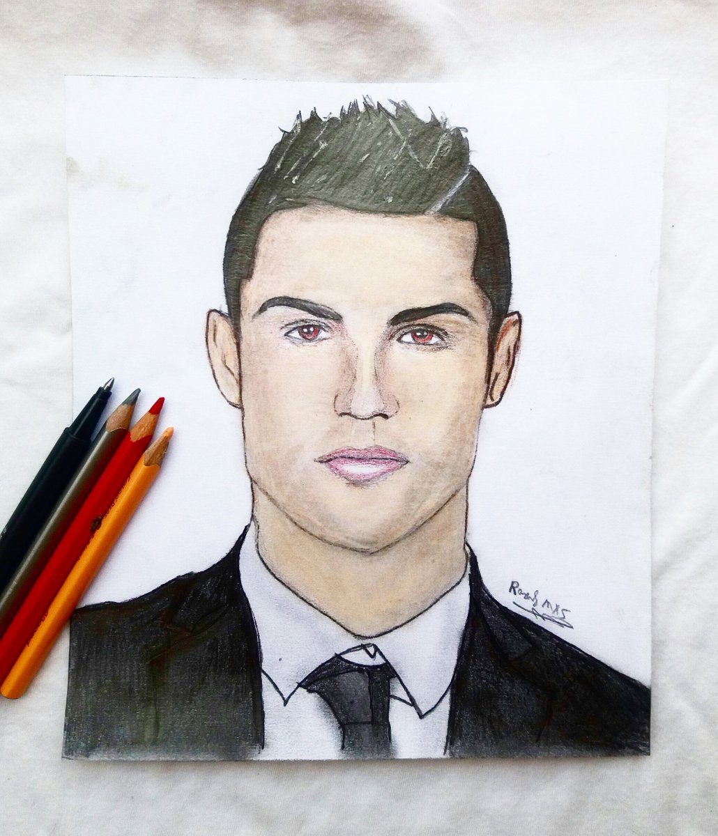 1030x1200 Raouf Mxs On Twitter My Drawing Of Cristiano Ronaldo - Cristiano Ronaldo Drawing