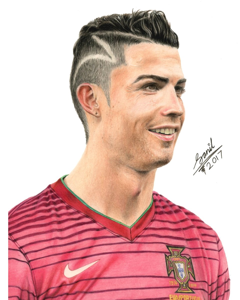 Cristiano Ronaldo Drawing At PaintingValleycom Explore Collection Of.