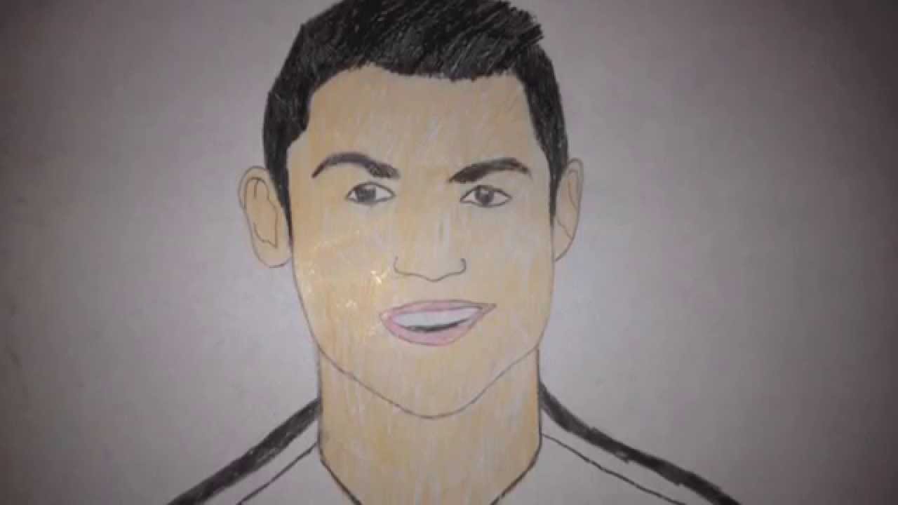 1280x720 How To Draw Cristiano Ronaldo - Cristiano Ronaldo Drawing