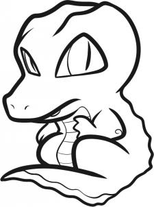 225x302 how to draw how to draw a crocodile for kids - Croc Drawing