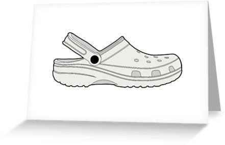 Croc Shoe Drawing at PaintingValley.com | Explore collection of Croc