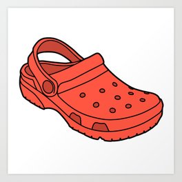 Croc Shoe Drawing at PaintingValley.com | Explore collection of Croc