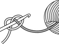 200x150 How To Crochet The Chain Stitch - Crochet Drawing