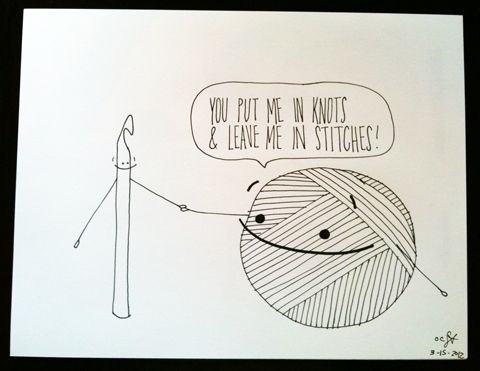 480x371 Obey Crochet Craft Love These Cute Little Crochet Drawings - Crochet Drawing