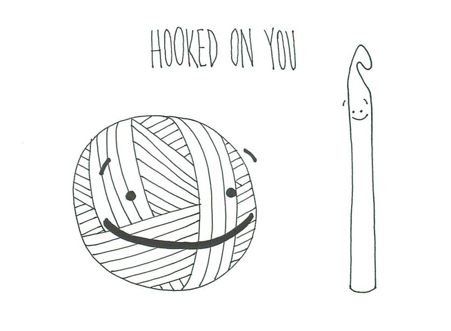 654x480 Drawing Agujas - Crochet Hook Drawing