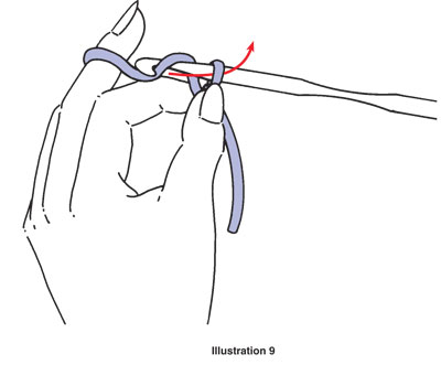 400x331 how to slip knot chain stitch - Crochet Hook Drawing