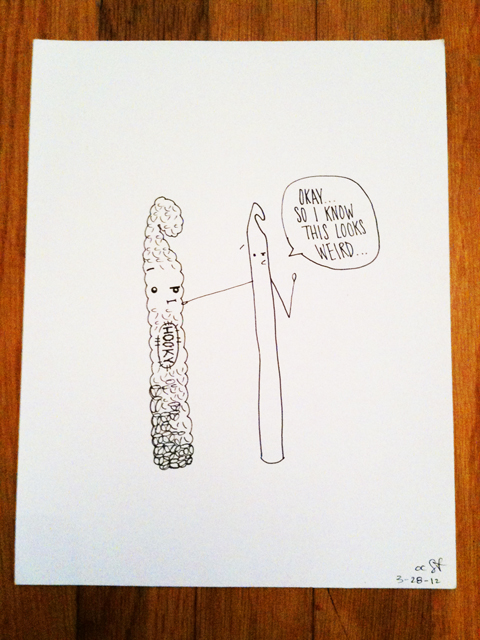 480x640 crochet hook - Crochet Hook Drawing
