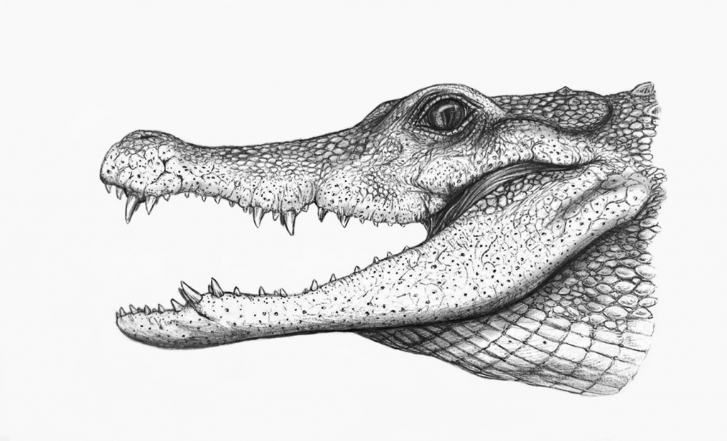 Crocodile Drawing at Explore collection of