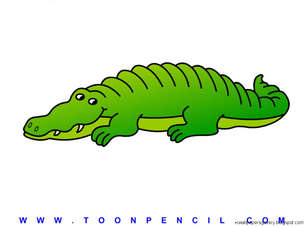 1057x783 How To Draw A Crocodile Easy Step - Crocodile Drawing For Kid