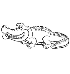 238x250 Fashionable Ideas Outline Of A Crocodile Vector Images Over - Crocodile Outline Drawing