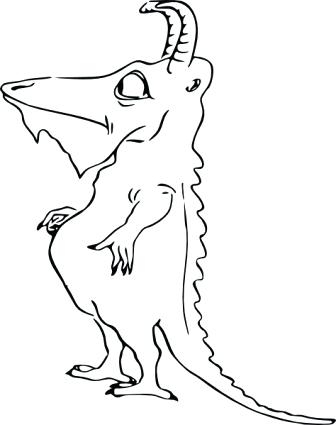 336x425 Alligator Drawing Outline - Crocodile Outline Drawing