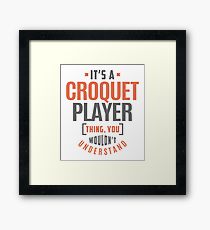 210x230 croquet drawing framed prints redbubble - Croquet Drawing