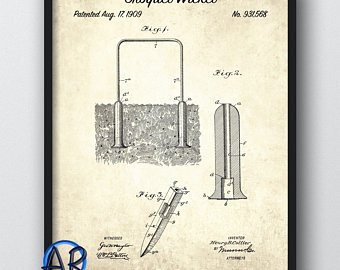 340x270 croquet drawing etsy - Croquet Drawing