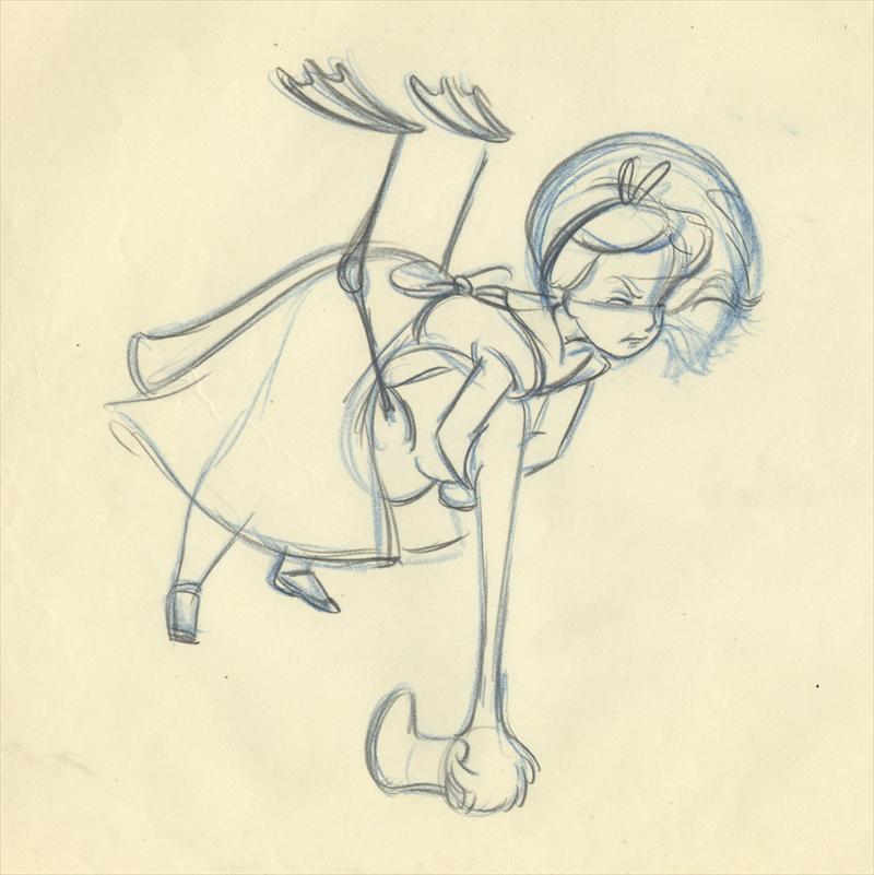 800x801 disney alice in wonderland animation - Croquet Drawing