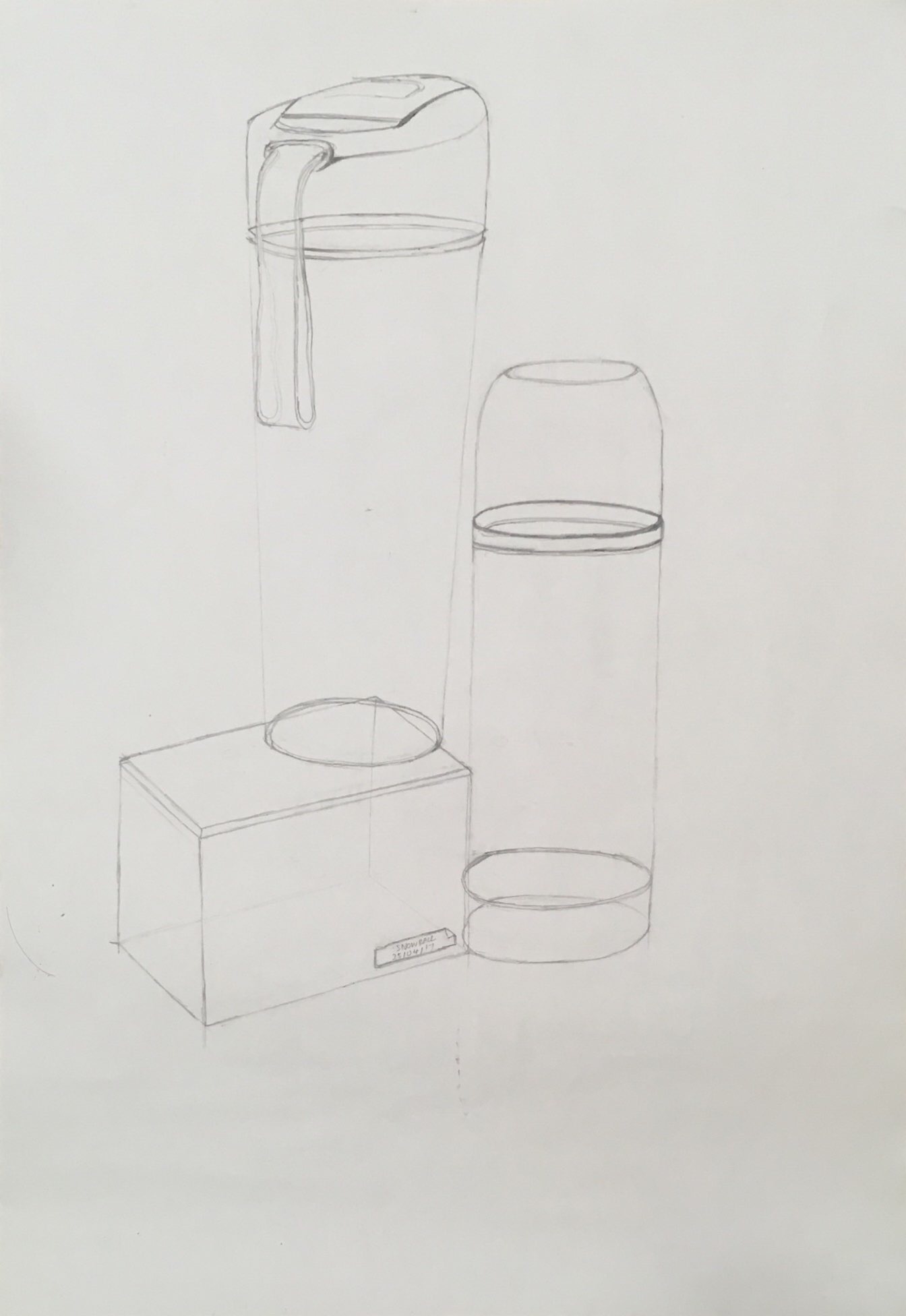 1344x1952 Fd Drawing 'cross Contour' Still Life Assignment - Cross Contour Still Life Drawing