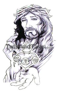 250x400 Cross Temporary Tattoos Religious Designs - Cross Drawing Designs
