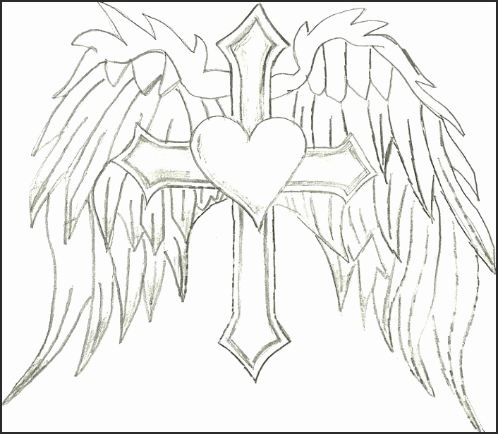 706x616 How To Draw A Cross With Roses Ygkfh Best Of Best Cross Drawing - Cross Drawing Ideas