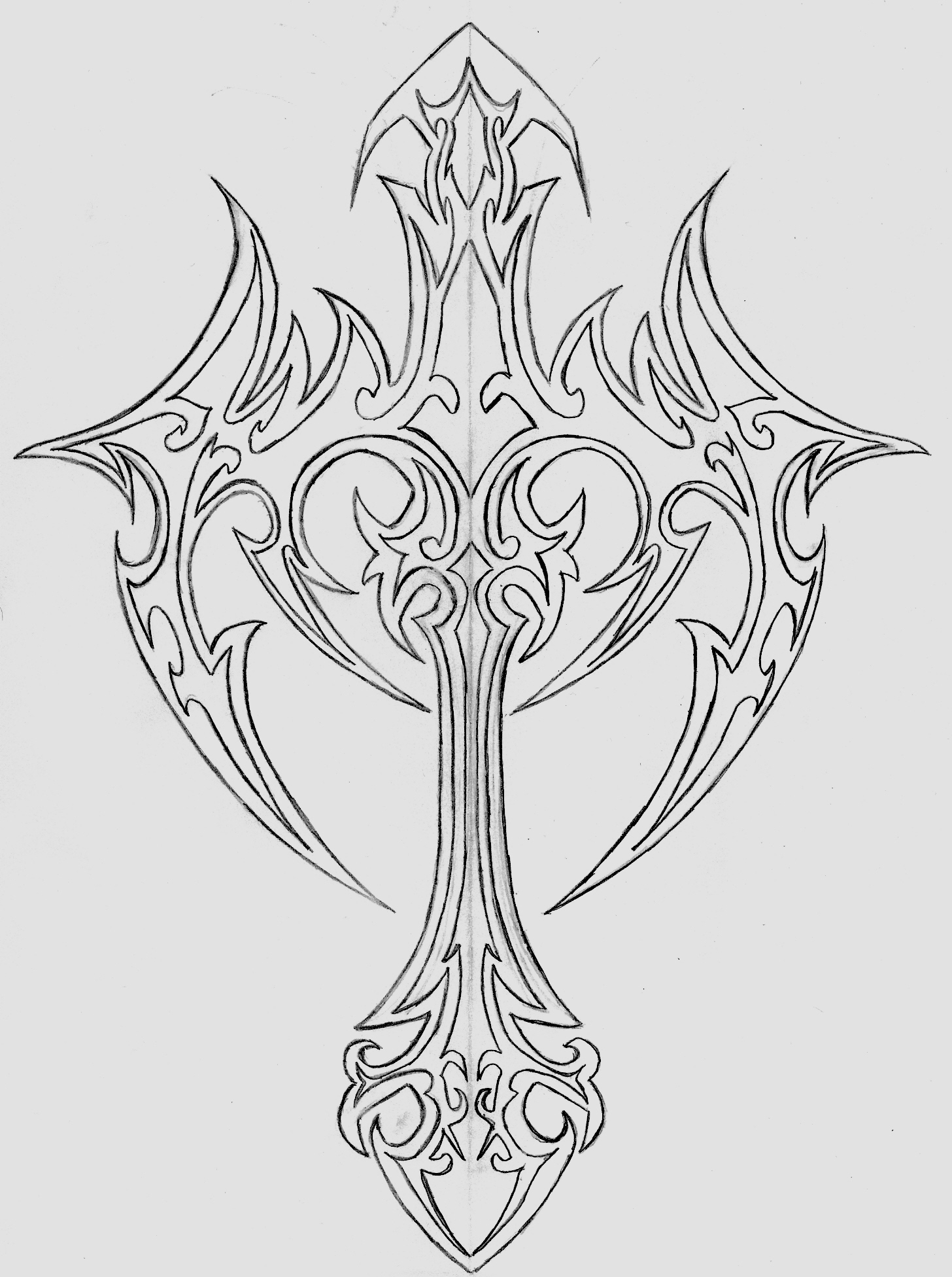 1456x1952 Photos Cross Sketches Designs - Cross Drawing Ideas