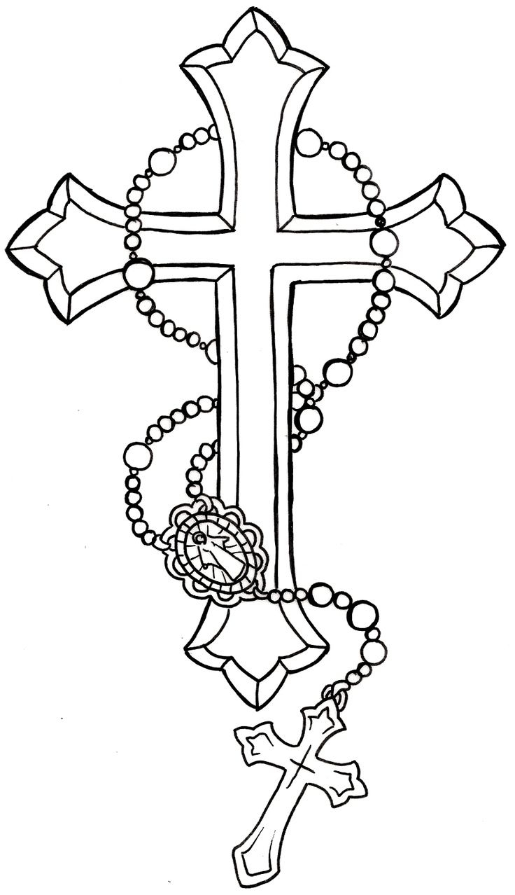 736x1278 Best Cross Drawings Best Black Cross Tattoos Ideas - Cross Drawing Ideas