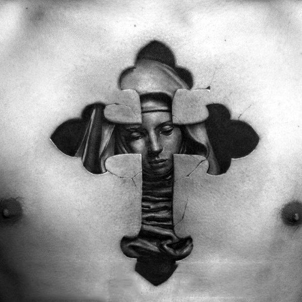 599x599 Best Cross Tattoos For Men Improb - Cross Drawing Tattoo