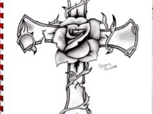 640x480 Wooden Cross Drawing Free Download Clip Art - Cross Drawings Images