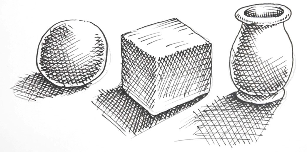 1044x518 How To Shade Drawings With Cross Hatching Shoo Rayner Author - Cross Hatching Drawing
