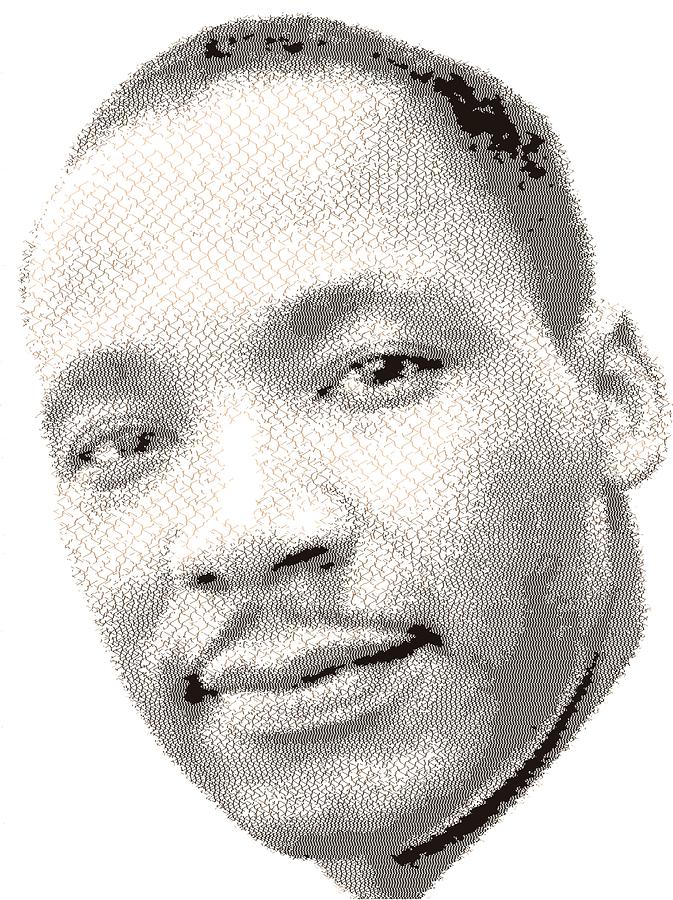 673x900 Martin Luther King - Cross Hatching Drawing