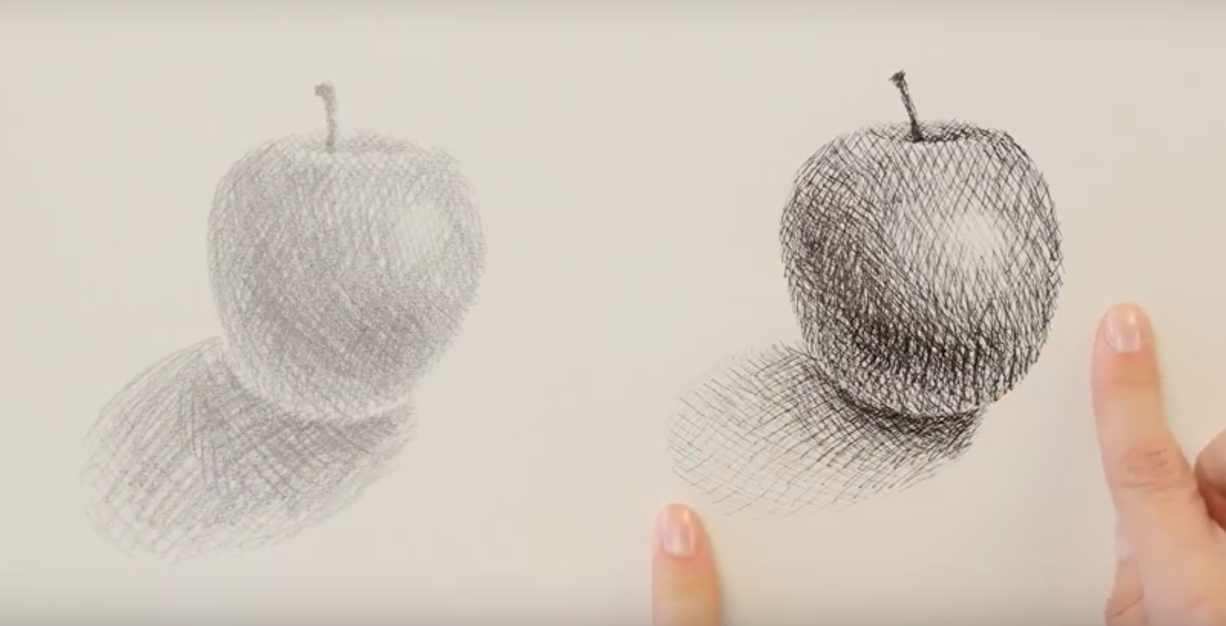 2400x1226 What Is Cross Hatching And How To Use It In A Drawing - Cross Hatching Drawing