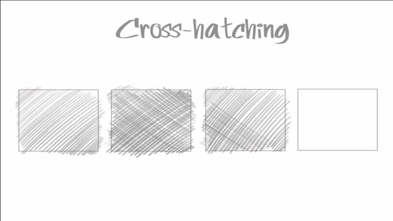 1280x720 Cross Hatching Drawing Tutorial - Cross Line Drawing