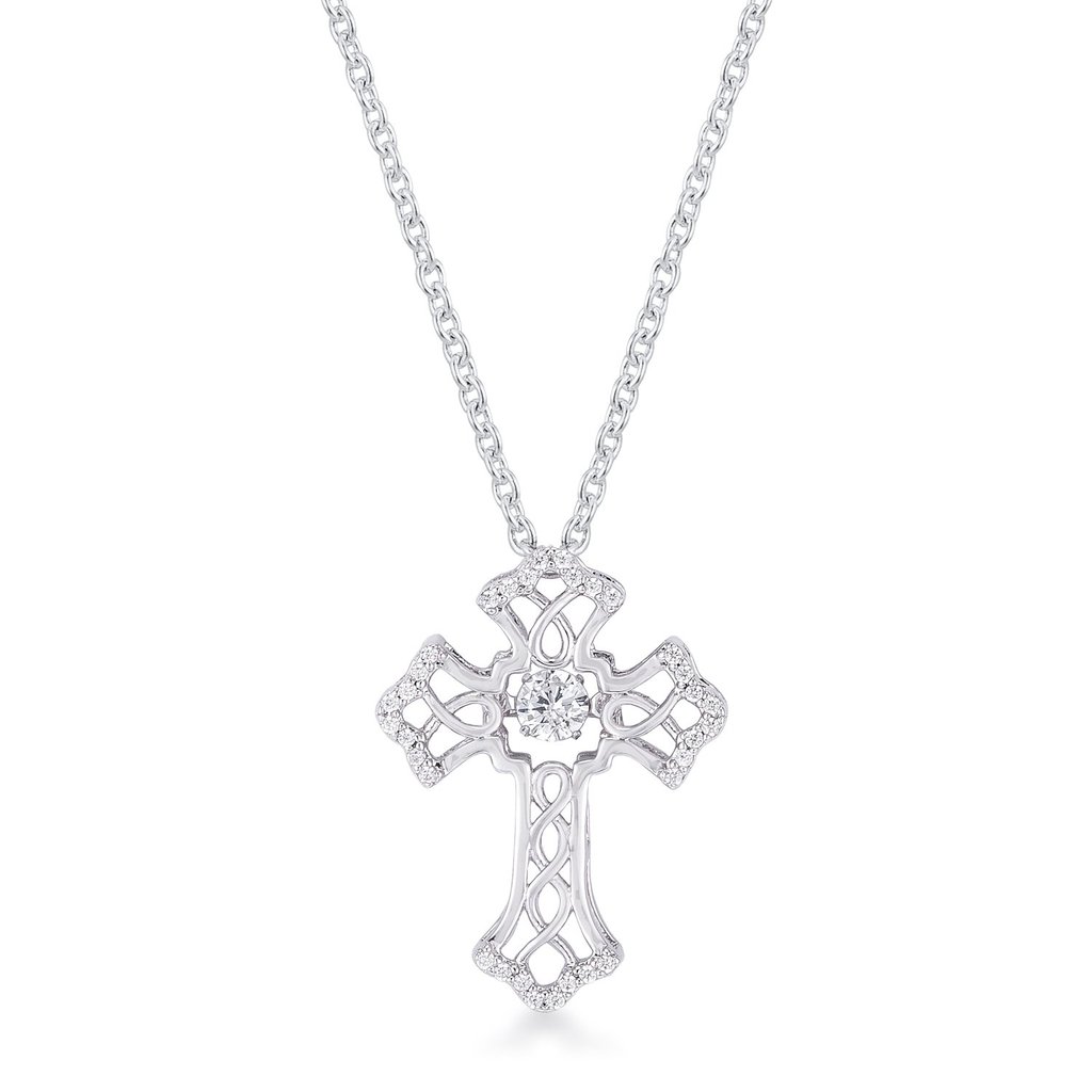 1024x1024 Faithful Love - Cross Necklace Drawing