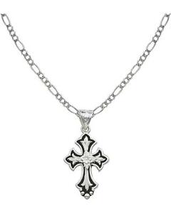 240x300 Montana Silversmiths Silver Tone And Filigree Cross Necklace - Cross Necklace Drawing