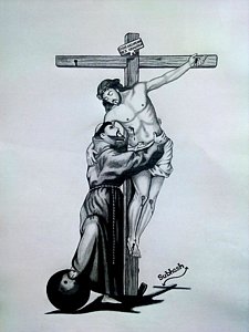 225x300 Pencil Drawing Of Jesus Drawings Fine Art America - Cross Pencil Drawings
