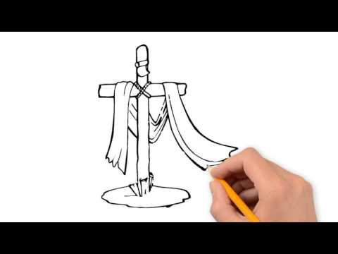 480x360 Cross Things Pencil To Draw Step - Cross Pencil Drawings