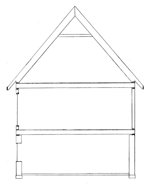 490x609 How To Draw House Cross Sections - Cross Section Drawing